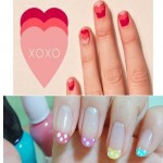 240PCS New Portable Nail Art/ Fashion DIY Guides Stickers For Women Nail Stickers Nails Tools Design Nail Art