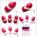 240PCS New Portable Nail Art/ Fashion DIY Guides Stickers For Women Nail Stickers Nails Tools Design Nail Art