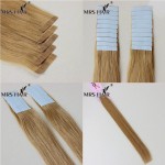 24inches Tape In Remy Hair Brazilian Straight Skin Weft Hair 20 pieces Long Hair Extensions On Tape 10 Colors Best Selling