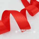 (25 yards/roll) 40mm Single Face Satin Ribbon Webbing Decoration Gift Christmas Ribbons