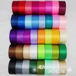 (25 yards/roll) 40mm Single Face Satin Ribbon Webbing Decoration Gift Christmas Ribbons