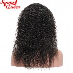 250% High Density Lace Front Human Hair Wigs Malaysian Curly Frontal Lace Wig 12-24" Full Lace Human Hair Wigs For Black Women 