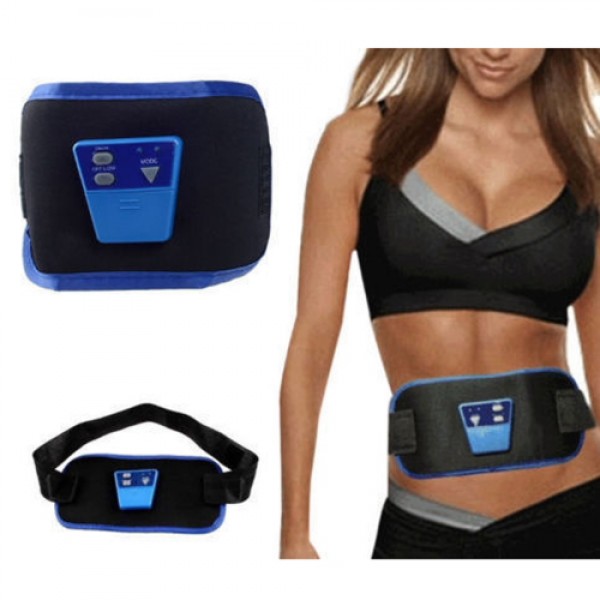 2set ABGymnic AB Gymnic Electronic Body Muscle Arm leg Waist Abdominal Massage Exercise Toning Belt Slim Fit for beauty