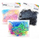 300pcs/pack Rubber Rope Ponytail Holder Elastic Hair Bands Ties Braids Plaits hair clip headband Hair Accessories