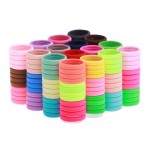 30pcs Mix Colors Baby Girls Kids Children Elastic Hair Bands Hair Ties Rope Ponytail Holders Headband Scrunchie Hair Accessories