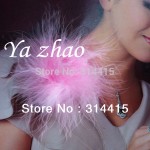 3''-3.5'' Marabou Feather Puff ,Marabou feather flower for Headbands, clothing, dress 48pcs/lot 18 color