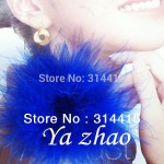 3''-3.5'' Marabou Feather Puff ,Marabou feather flower for Headbands, clothing, dress 48pcs/lot 18 color