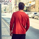 3XL 4XL 5XL 6XL Mens T-shirt Oversized T shirts Male 2016 Casual Cotton Long Sleeve T shirt Men Plain Red Grey Black White 1044