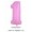 Pink number ballon 13 -$0.38