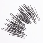 40PCS/Lot New Simple Black Hair Clip Womens Fashion 6CM Diy Updo Essential Products Girls Headband Hair Accessories