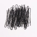 40PCS/Lot New Simple Black Hair Clip Womens Fashion 6CM Diy Updo Essential Products Girls Headband Hair Accessories