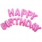 40cm Happy Birthday Letters Balloons Aluminium Foil Balloon Helium Ballons for Birthday Wedding Party Decor 