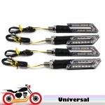 4X Motorcycle Turn Signals LED Blinker Indicator Universal Bike Flashing for Suzuki Savage LS 650 Honda VTX 1300 C R S RETRO