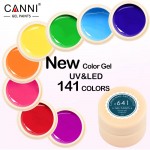 #50618 New 2017 CANNI Nail Art Tips Design Manicure141 Color UV LED Soak Off DIY Paint Color Gel Ink UV Gel Nail Polish Lacquer 