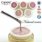 #50951 2017 newest CANNI 15ml 25 colors semi color solid stransparent color extend uv camouflage hard jelly builder stand gels