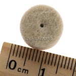 50pcs/pack 13mm Wool Felt Polishing Buffing Round Wheels Grinding Pad with 2 Shanks for Dremel Rotary Polishing Wheel Tools 2016