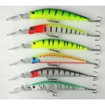 6 pcs Big Minnow Fishing Lures Bass CrankBait Tackle Hooks 14.5cm/14.7g Isca Artificial Plastic Fishing Tackle Fishing Wobblers