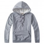 600 g hedging hooded solid color men and women casual white Sweatshirts plus thick velvet class service