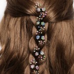 6Pcs/pack Mini Headwear Rhinestone Bridal Hair Claws for Women Snowflake Hair Pins and Clips Flower Girl Hair Accessories