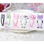 6pcs lot Fashion Girl Animal Hairpin headwear kid's barrettes Hair clips Jewelry Snap Clips Children Hair Accessories