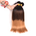 7A Ombre Brazilian Hair 1B /4/27 Straight Human Hair Brazilian Virgin Hair 3 Bundles Ombre Virgin Hair Gossip Girl Products