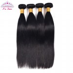 7A Peruvian Virgin Hair Straight 4 Bundles Peruvian Straight Virgin Hair 100% Human Hair Peruvian Straight Human Hair Weaves