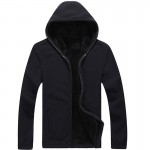 7XL,2016 New Men's Winter Fleece Hooded Sweatshirt Solid Casual Hoodies Soft Thick Warm Jackets Fashion Brand Coats SA116