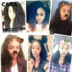 8A Brazilian Virgin Hair 3B 3C Kinky Curly Virgin Hair Extensions 3 Pcs Brazilian Hair Weave Bundles 100% Human hair Bundles