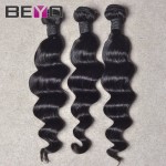 8A Brazilian Virgin Hair Loose Wave Brazilian Loose Wave Virgin Hair 3 Bundles Brazilian Human Hair Weave Extensions Beyo Hair