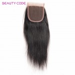 8A Grade Malaysian Straight Virgin Hair 3 Bundles With Closure Human Hair With Closure Cheap Straight Hair With Closure