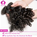 8A Mink Brazilian Kinky Curly Virgin Hair With Closure Loose Wave With Closure Wet And Wavy Brazilian Curly Hair With Closure 