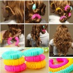 8pcs Girls Curler Hair Curlers Elastic Ring Bendy Curler Spiral Curls DIY Tool Girl Women Accessories Elastic Hair 2016 New Hot