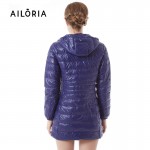 AILORIA 2017 Winter Long Spring Autumn Overcoat Women Ultra Light 90% White Duck Down Coat Jackets Duck Down Jacket For Women 