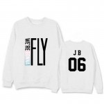 ALIPOP Kpop GOT7 Fly Album Thin Hoodie K-POP Casual Cotton Hoodies Clothes Pullover Printed Long Sleeve Sweatshirts WY397