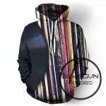 ALMOSUN Skull DJ 3D All Over Print Pullover Hoodies Hip Hop Jumper Fashion Hipster Sportwear Men Women