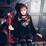 ANGEL X DEVIL Unique Design Embroidery Real Rabbit Fur Heart Long Sleeve Lolita & Gothic Dress White & Black