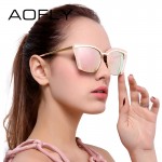 AOFLY Fashion Sunglasses Women Half Frame 2017 Luxury Brand Designer Sun glasses Vintage Goggle Eyewears UV400 Protection AF7905