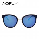 AOFLY Sunglasses Cat Eye Sunglasses Women Oval Glasses Retro Female Sun Glasses Luxury Fashion Women Eyeglasses oculos feminino