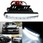 AUTO DC 12V 8LED Daytime Driving Running Light DRL Car Fog Lamp car lights auto car styling  personality car accessories Jul 17