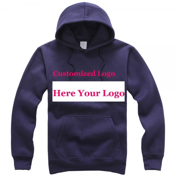 Adult Children Pullover Custom Hoody Print Personalised Pullover customised  DIY  HOody Uniform Black Custom Printing M L Xl XXL