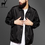 Aelfric Eden 50% off Casual Windbreaker Men' s Thin Jackets Spring Trench Baseball Black Jackets Coat Lightweight Jacket Men