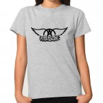 Aerosmith T Shirt women New Fashion Casual Rock Band o-neck t-shirts Women Short Sleeve Tops & Tees Cotton Rock Roll T-shirts