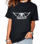 Aerosmith T Shirt women New Fashion Casual Rock Band o-neck t-shirts Women Short Sleeve Tops & Tees Cotton Rock Roll T-shirts