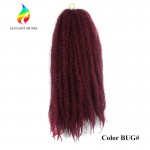 Afro Kinky Curly Twist Marley Braid Hair Extensions Synthetic Kinky Hair Crochet Braids hair Synthetic Hair Extensions Braids