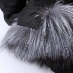 Ailoria Brand 2017 Top Quality Winter Women Real Fox Fur Coats hooded 100% Genuine Natural Fox Fur Jackets lady's Parka 