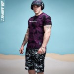 Aimpact Cotton Tie Dye Mens T-Shirts Ink Splash Tops Vintage Mineral Wash Short Sleeve tshirts for Men Crew Neck tshirt Fashion