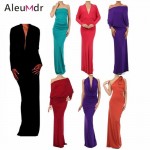 Aleumdr Autumn Women Long Dresses Vestido Convertible Multiway Sexy Long Sleeve Maxi Dress Robe Longue Femme Party LC60098