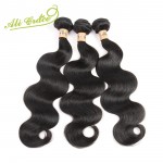 Ali Grace Malaysian Body Wave 3 Bundles Unprocessed Human Hair Weave Malaysian Virgin Hair Body Wave Natural Black Hair Weft 