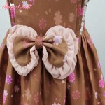 Amourlymei Summer Women Princess Dress 2018 Japanese Style Mori Girl Sweet Bow Vintage Print Dress JSK Lolita Dress Plus Size