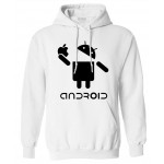 Android sweatshirt fashion Creative Men Funny hoodies male Cool New hip hop Clothes tracksuit streetwear top 2017 autumn winter 